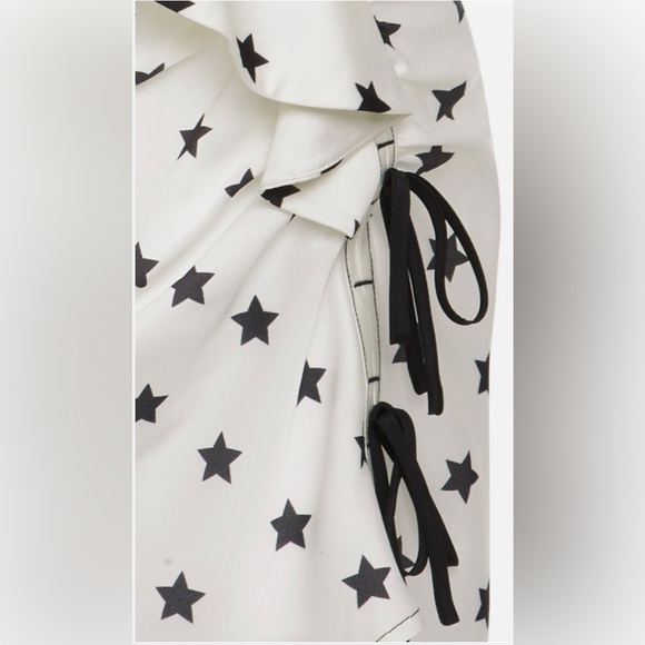 Self-Portrait Cream and Black Star Midi Dress - Picture 5 of 13